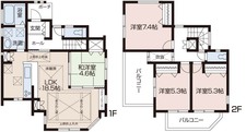 M141　トラストステージ新座市片山3丁目9期　全18区画の区画・間取り画像04