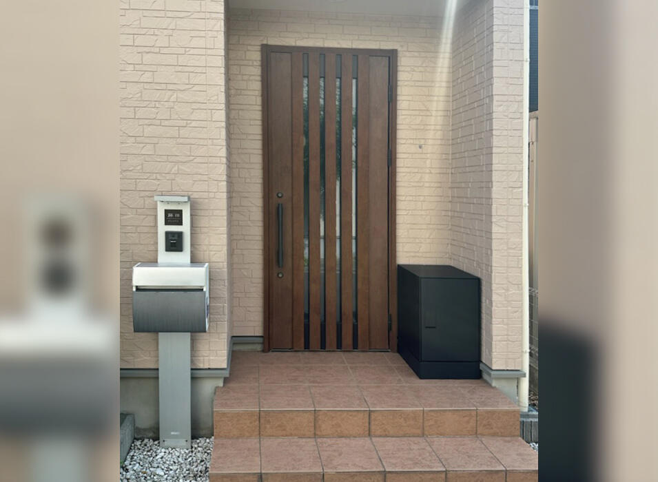 ナスタ施工事例キャンペーン　置き型宅配BOX設置